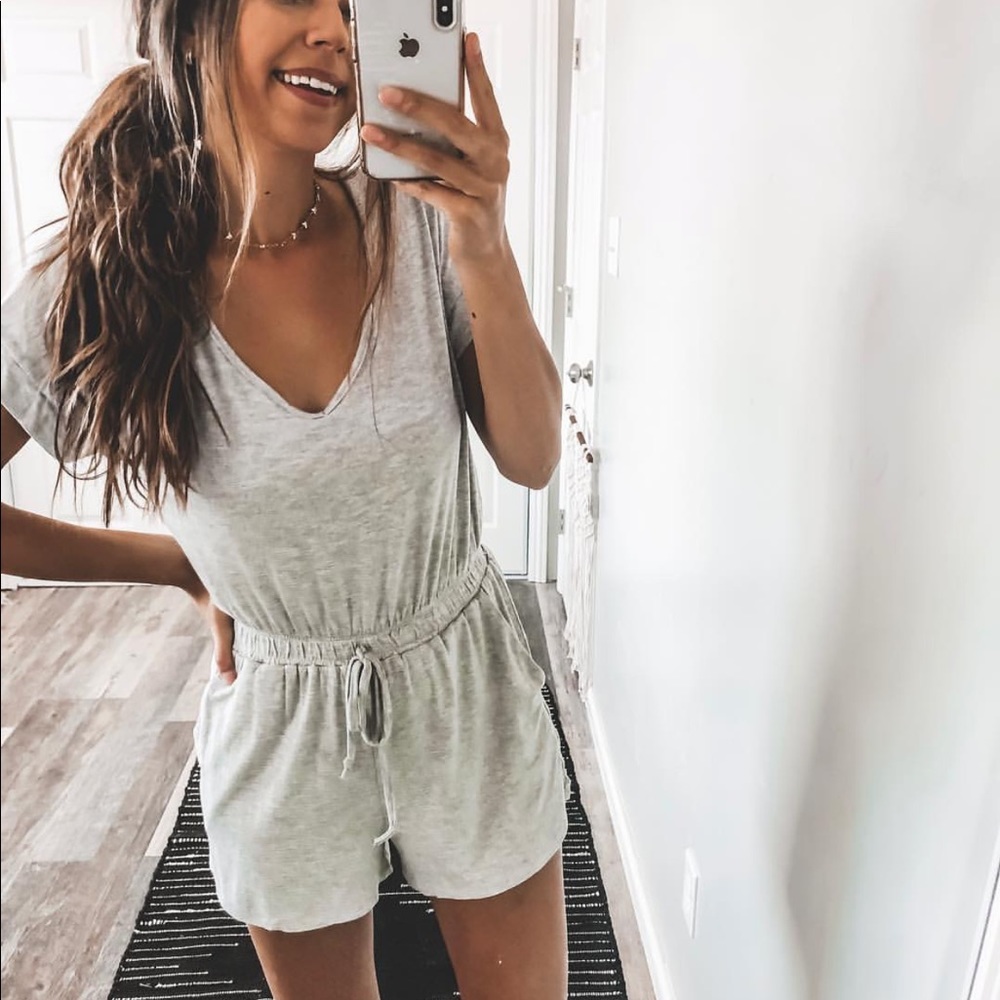 Z Supply Grey Romper